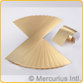 Kronen-Karton, gold, Streifen, 9x65 cm, Packung mit 24 Streifen