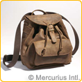 Kleiner Rucksack aus Kuhleder
