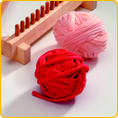 Baumwoll-Trikotb�nder f�r Webrahmen - Nachf�llpackung