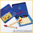Stockmar Wachsmalstifte - 8 Farben Standardsortiment