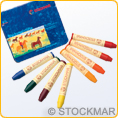 Stockmar Wachsmalstifte - 8 Farben Waldorfsortiment