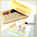 Stockmar Wachsmalstifte - 16 Farben im Holzkasten