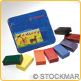 Stockmar Wachsmalbl�cke - 8 Farben Standardsortiment