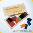 Stockmar Wachsmalbl�cke - 16 Farben im Holzkasten