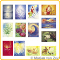 Sortiment Jahresfestpostkarten von Marjan van Zeyl