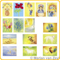 Sortiment Fr�hling und Sommer - Postkarten von Marjan van Zeyl
